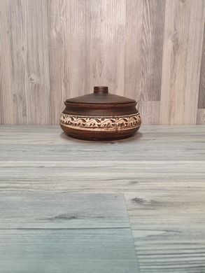 Горщик для запікання глиняний, 1 л