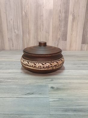 Горщик для запікання глиняний, 1 л