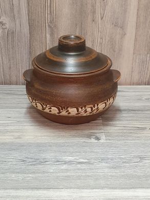 Горщик для запікання глиняний, 0,5 л