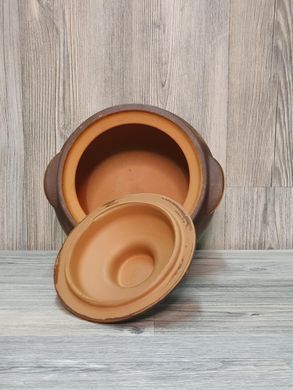 Горщик для запікання глиняний, 0,5 л